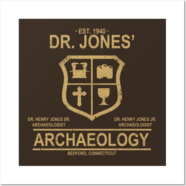 Dr. Jones' Archaeology Wall Art by Apgar Arts